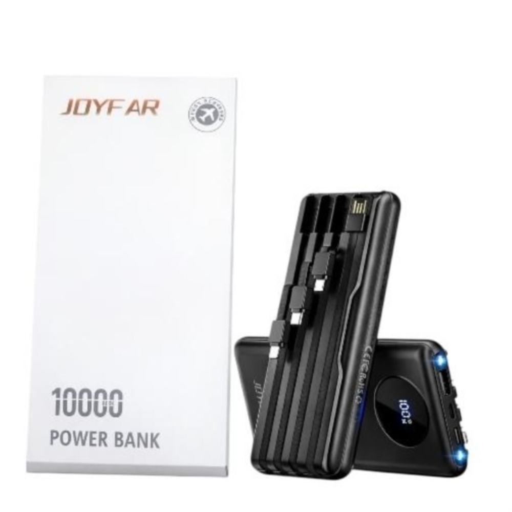Black Power Bank 10000mAh